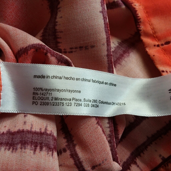 Eloquii Tie Front Maxi Dress - Picture 5 of 8